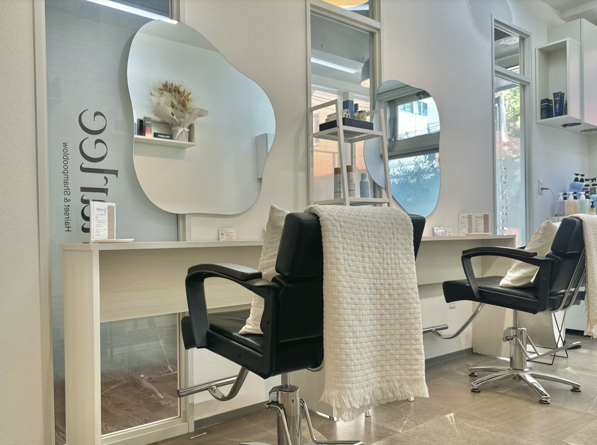 marlee Hairset and shampoo/blow-dry